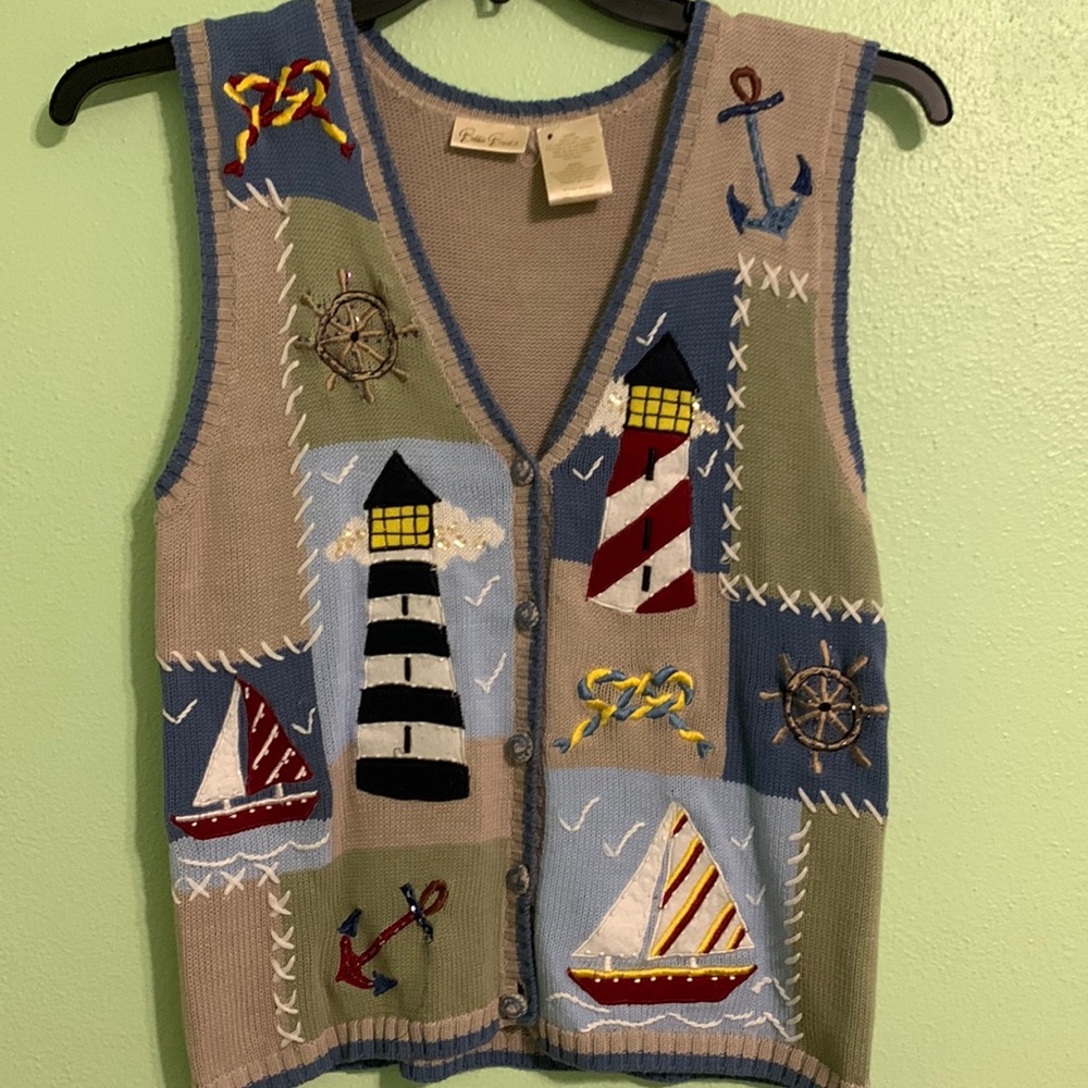 Bobbie Brooks sweater vest small 4/6